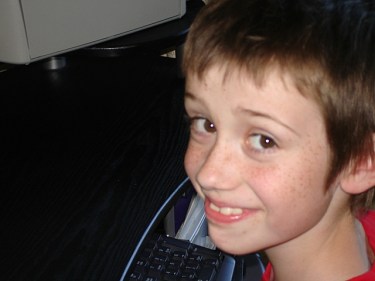 8-year-old Tyler Hoffmann (Photo by Janis Hoffmann)